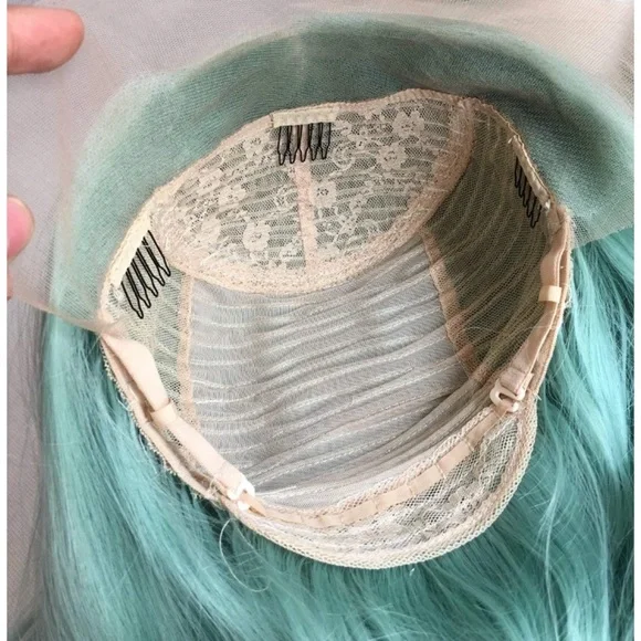 ?KELSEY 26” GREEN CURLY LACE FRONT WIG *NWT* ?? display picture 2